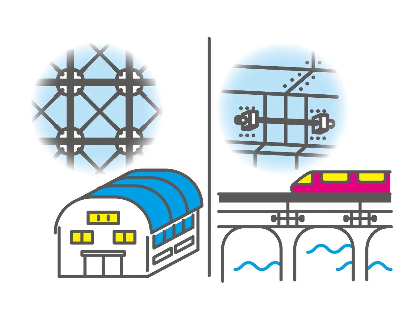 耐震補強製品のイラスト