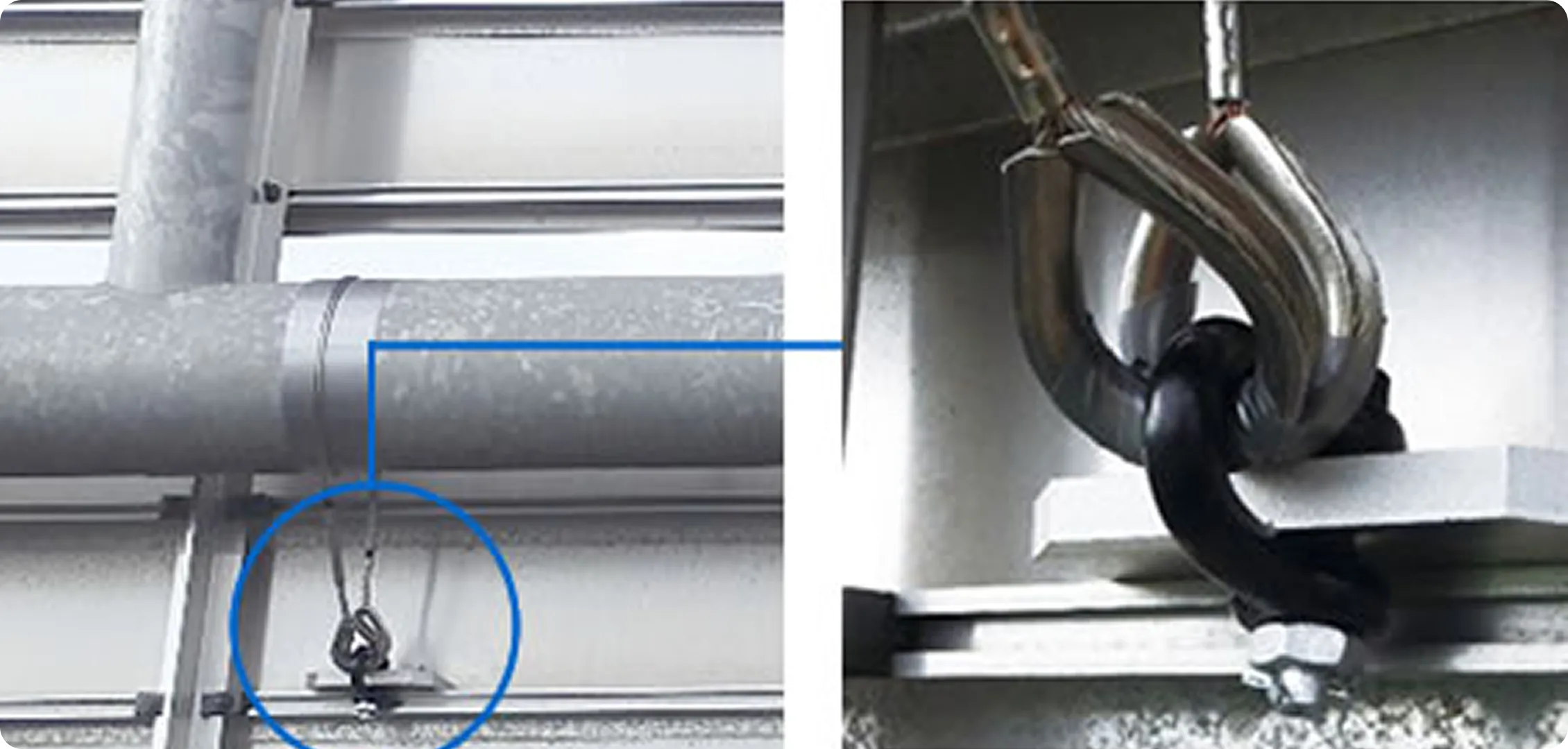 道路付帯物落下防止用ワイヤロープ