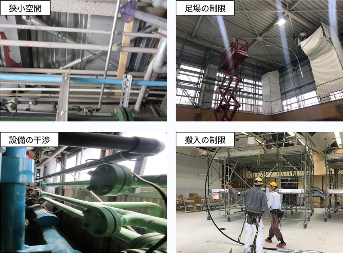 耐震ケーブルブレース 採用事例 屋根