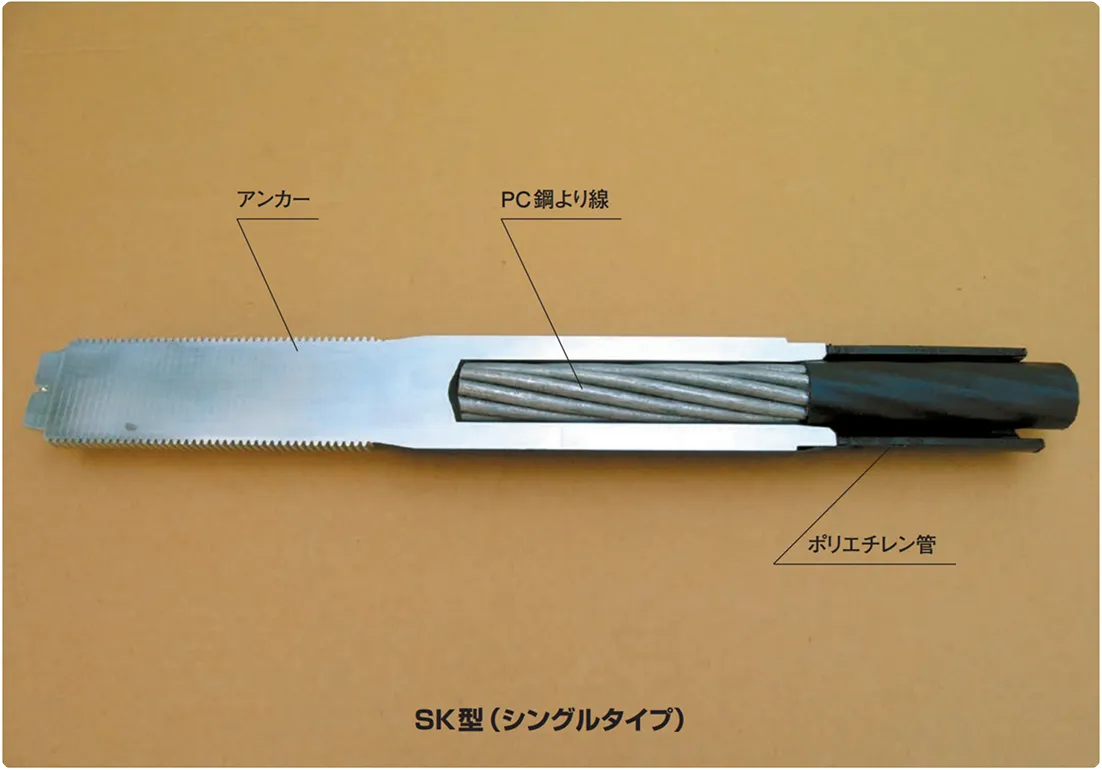 SK型（シングルタイプ）切断図